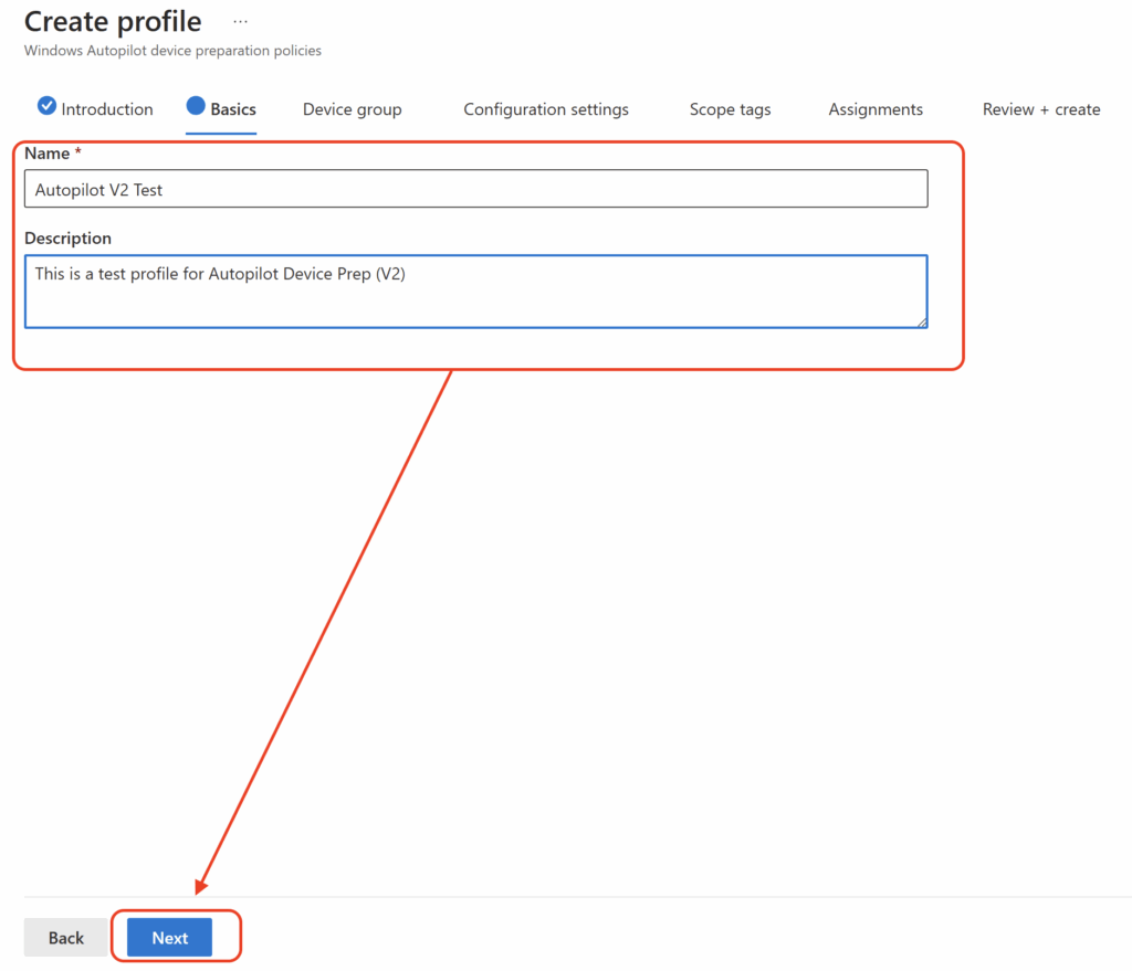 Screenshot 10 zur Windows Autopilot Device Preparation: Grundlagen